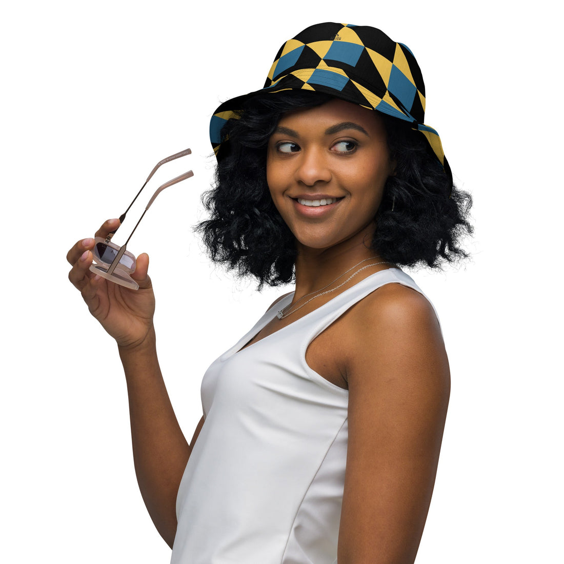 Reversible bucket hat - Divine Janisal Design