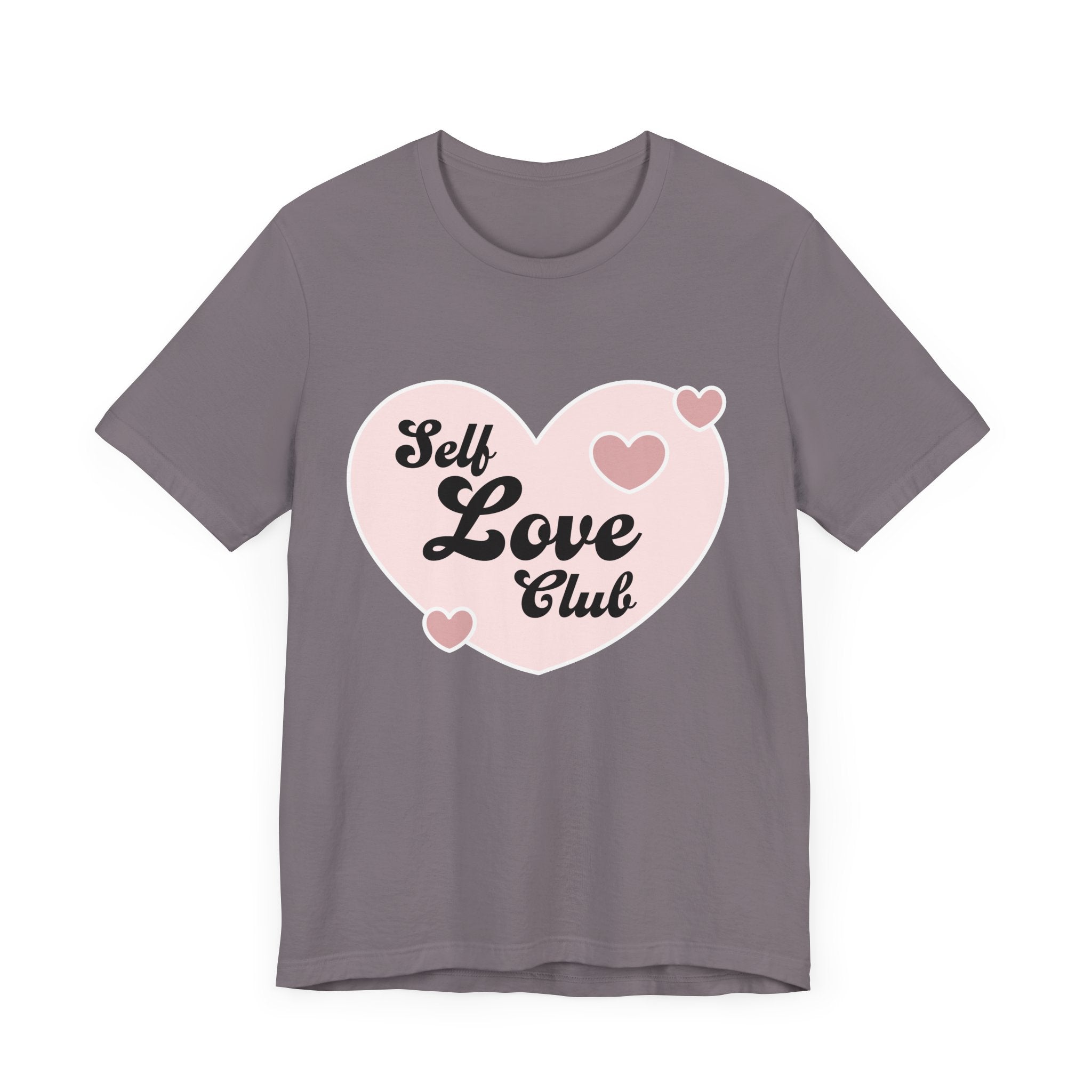 Self Love Club Tee, Unisex Cotton T-Shirt, Positive Vibes Shirt, Gift for Friends, Self - Care Apparel, Affirmation Clothing - Divine Janisal Design