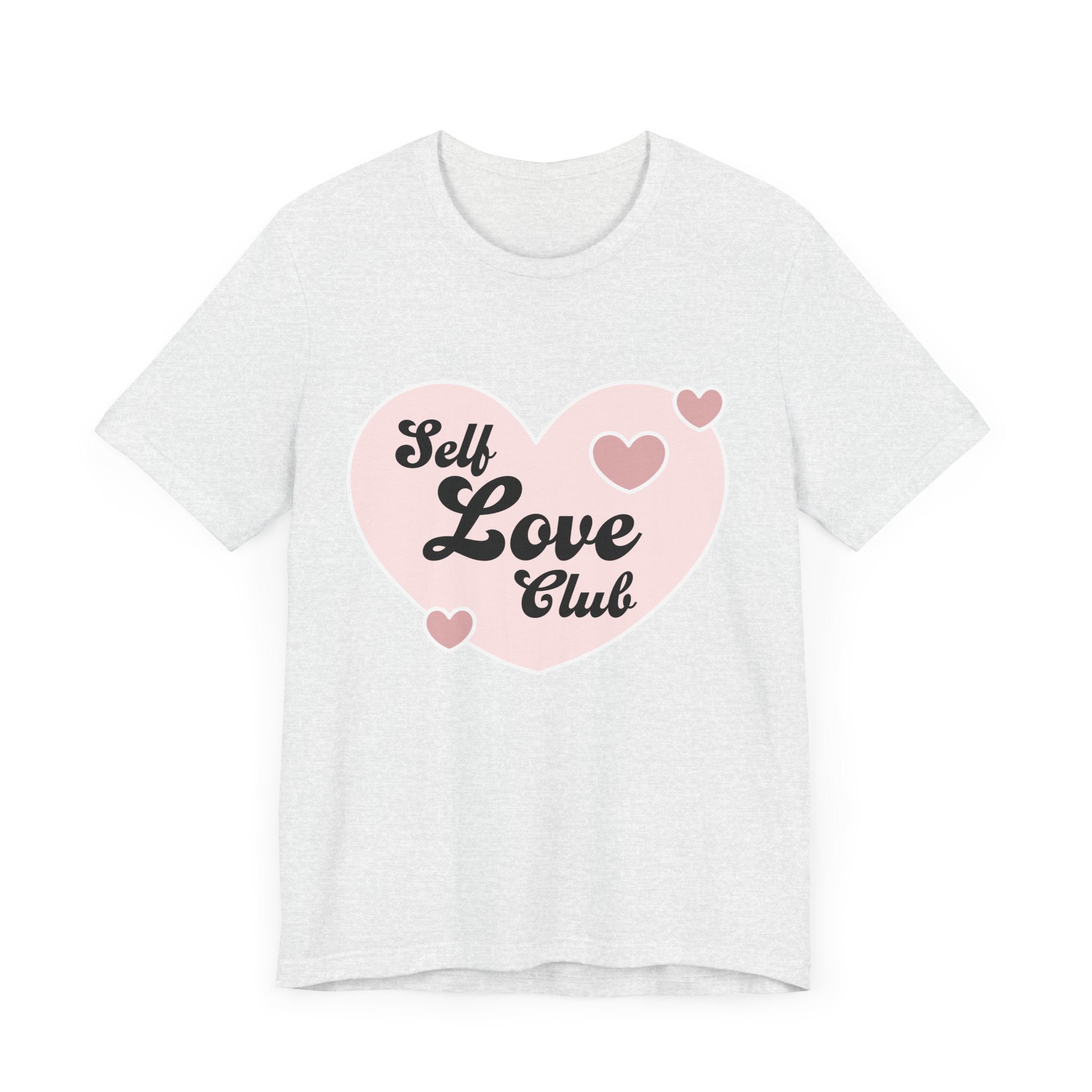 Self Love Club Tee, Unisex Cotton T-Shirt, Positive Vibes Shirt, Gift for Friends, Self - Care Apparel, Affirmation Clothing - Divine Janisal Design