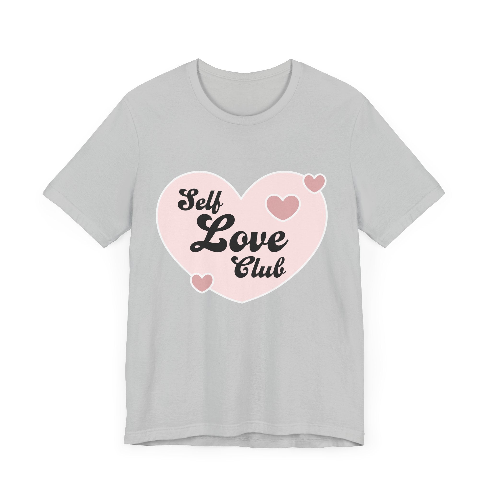 Self Love Club Tee, Unisex Cotton T-Shirt, Positive Vibes Shirt, Gift for Friends, Self - Care Apparel, Affirmation Clothing - Divine Janisal Design