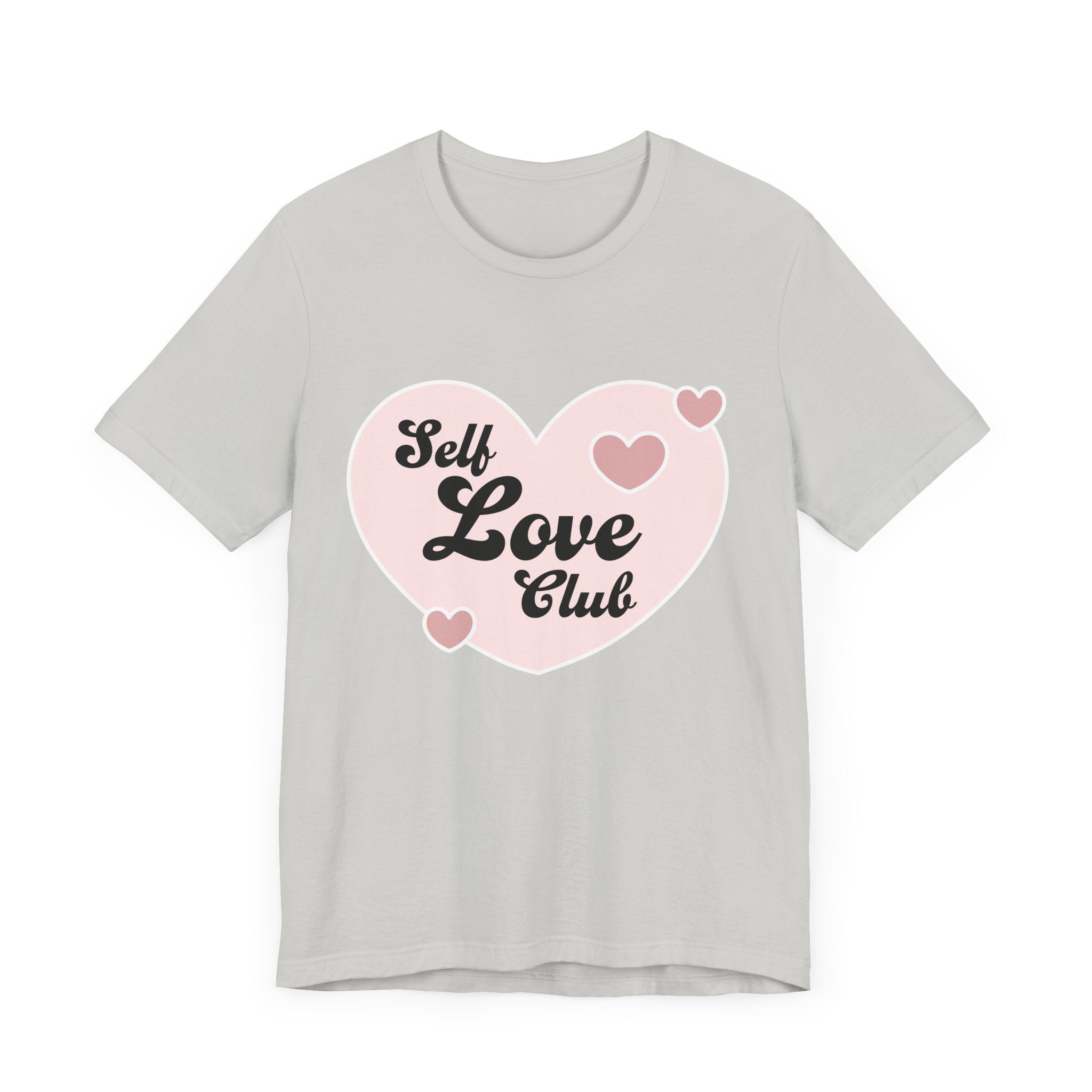 Self Love Club Tee, Unisex Cotton T-Shirt, Positive Vibes Shirt, Gift for Friends, Self - Care Apparel, Affirmation Clothing - Divine Janisal Design