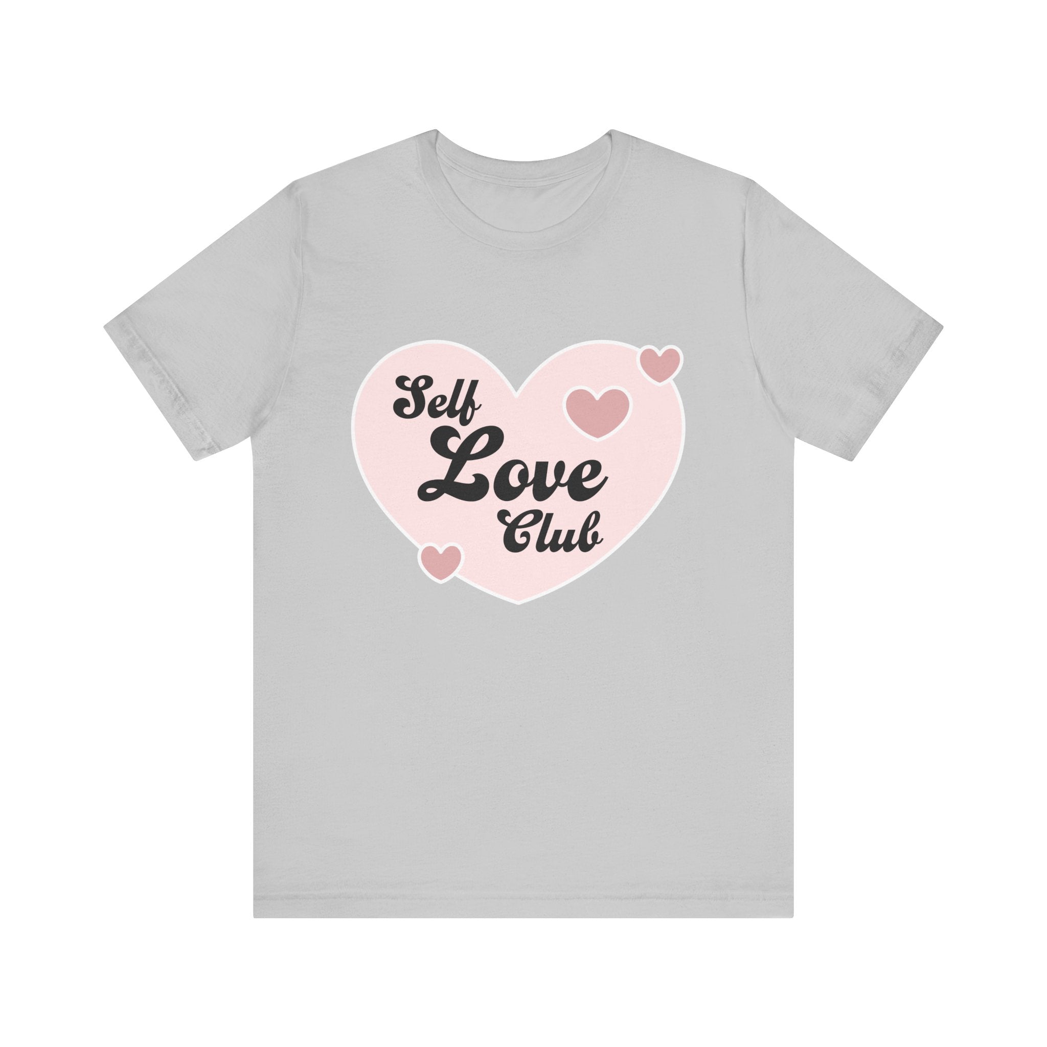 Self Love Club Tee, Unisex Cotton T-Shirt, Positive Vibes Shirt, Gift for Friends, Self - Care Apparel, Affirmation Clothing - Divine Janisal Design