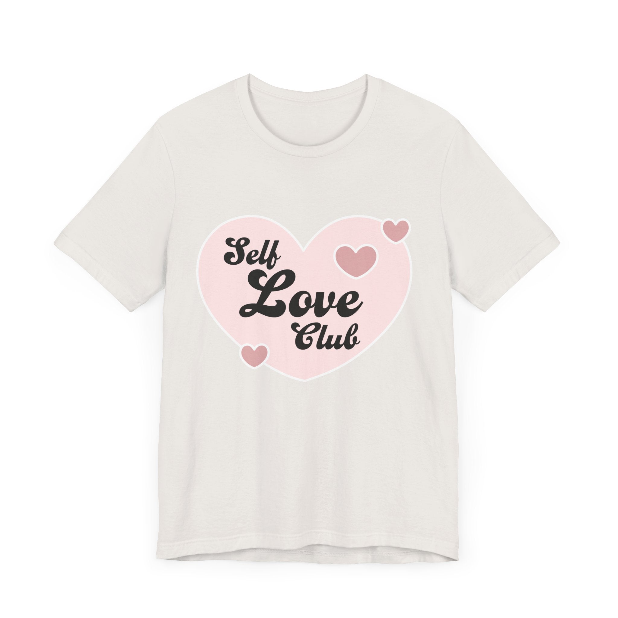 Self Love Club Tee, Unisex Cotton T-Shirt, Positive Vibes Shirt, Gift for Friends, Self - Care Apparel, Affirmation Clothing - Divine Janisal Design