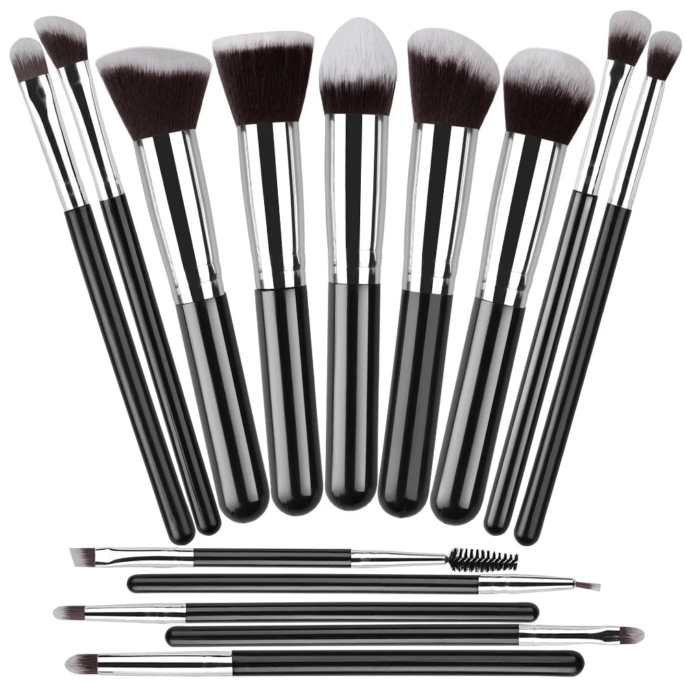 Soft Fluffy Makeup Brushes Set - Divine Janisal Design