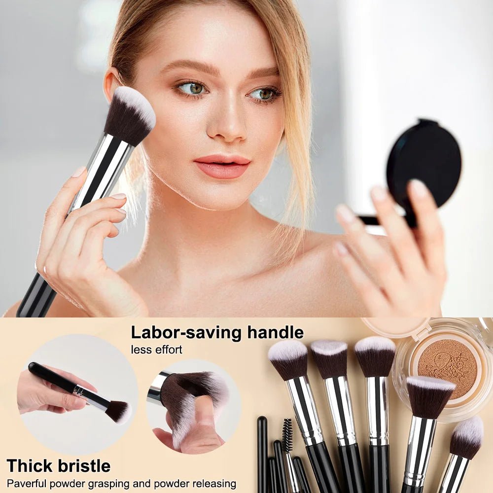 Soft Fluffy Makeup Brushes Set - Divine Janisal Design