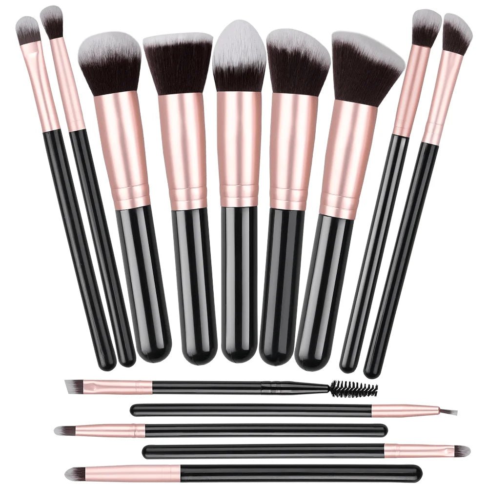 Soft Fluffy Makeup Brushes Set - Divine Janisal Design