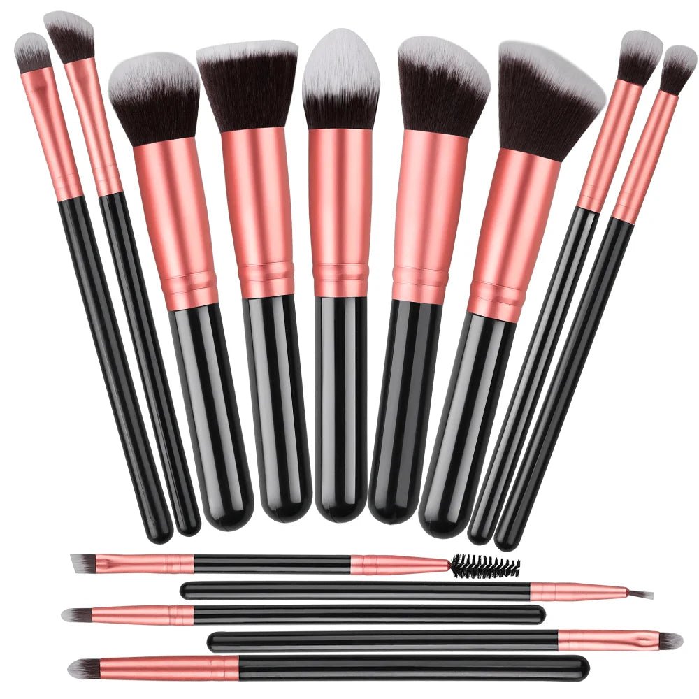 Soft Fluffy Makeup Brushes Set - Divine Janisal Design