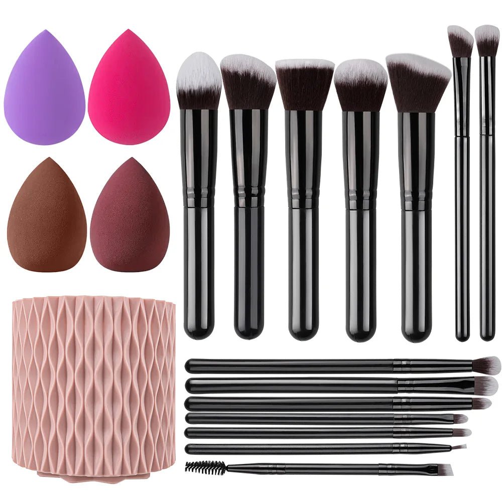 Soft Fluffy Makeup Brushes Set - Divine Janisal Design