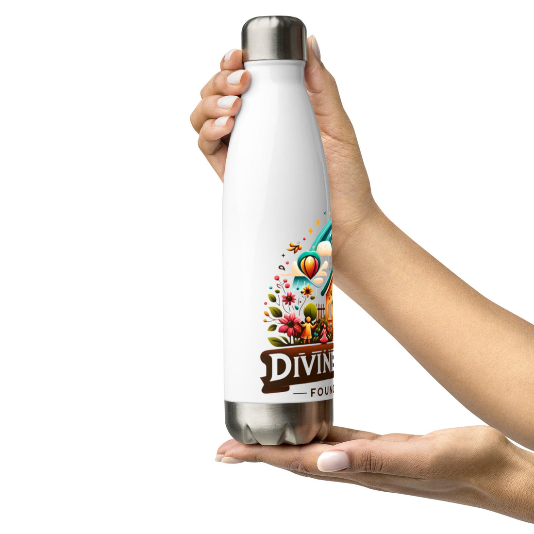Stainless steel water bottle - Divine Janisal Design
