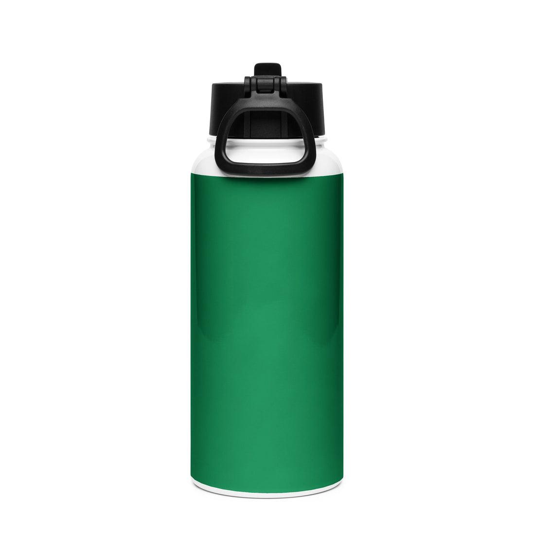 Stainless steel water bottle with a straw lid - Divine Janisal Design