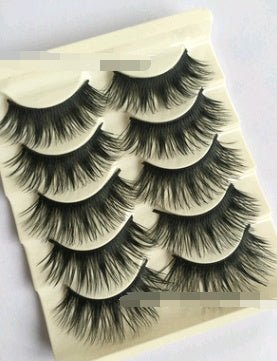 Thick Cross Section Five Pairs Of Eyelashes - Divine Janisal Design