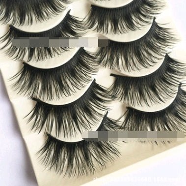 Thick Cross Section Five Pairs Of Eyelashes - Divine Janisal Design
