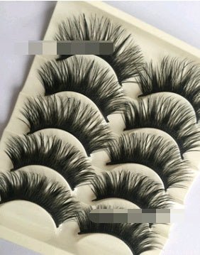 Thick Cross Section Five Pairs Of Eyelashes - Divine Janisal Design