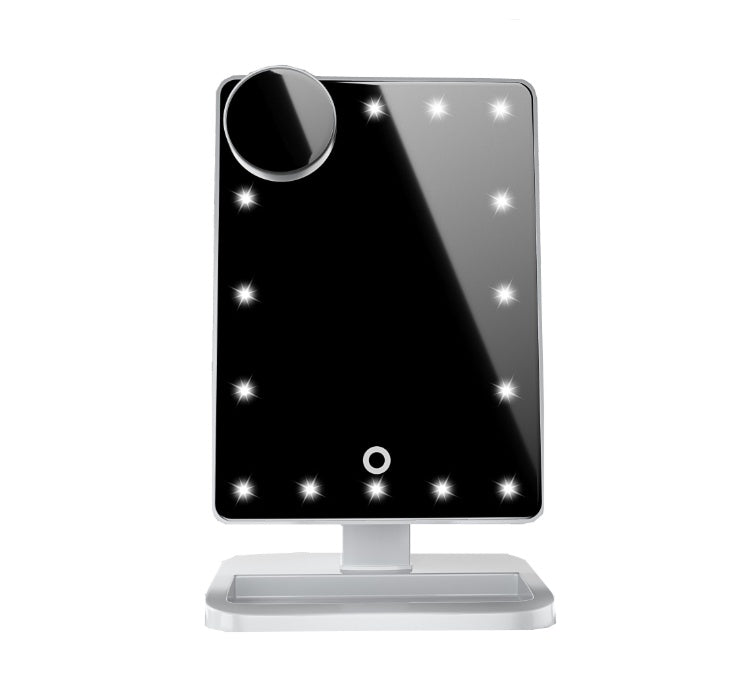 Touch Screen Makeup Mirror With 20 LED Light - Divine Janisal Design
