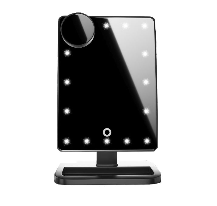 Touch Screen Makeup Mirror With 20 LED Light - Divine Janisal Design