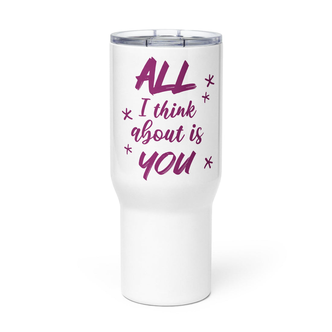 Travel mug with a handle - Divine Janisal Design