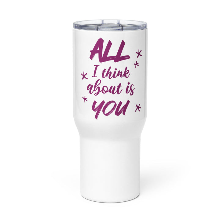 Travel mug with a handle - Divine Janisal Design