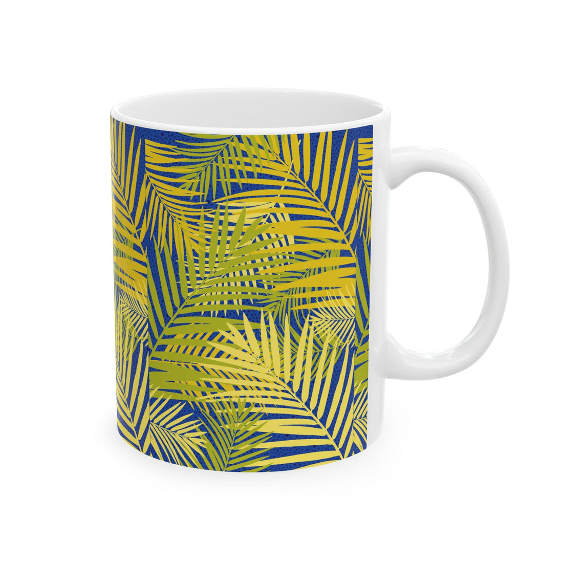 Tropical Floral Ceramic Mug, Nature Lover Gift, Coffee Cup, Botanical Decor, Summer Vibes, Tea Mug - Divine Janisal Design