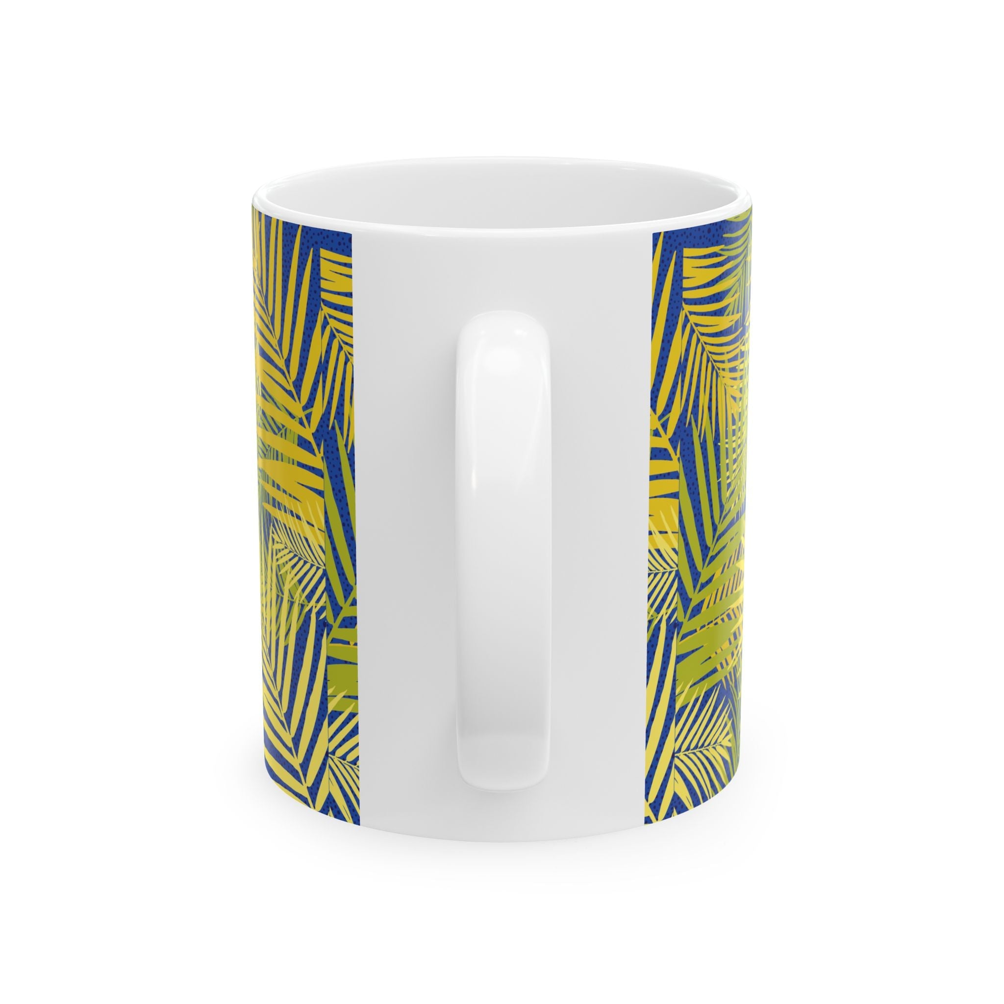 Tropical Floral Ceramic Mug, Nature Lover Gift, Coffee Cup, Botanical Decor, Summer Vibes, Tea Mug - Divine Janisal Design