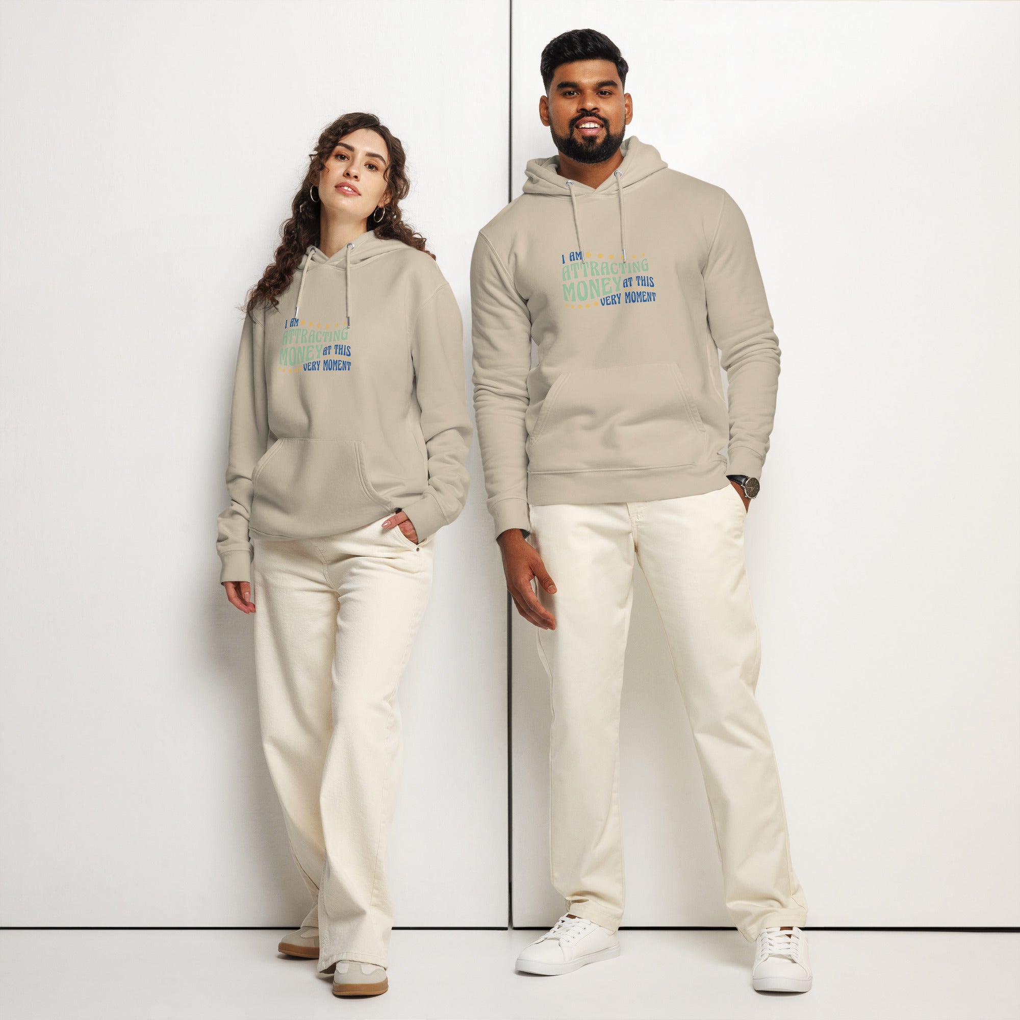 Unisex essential organic hoodie - Divine Janisal Design