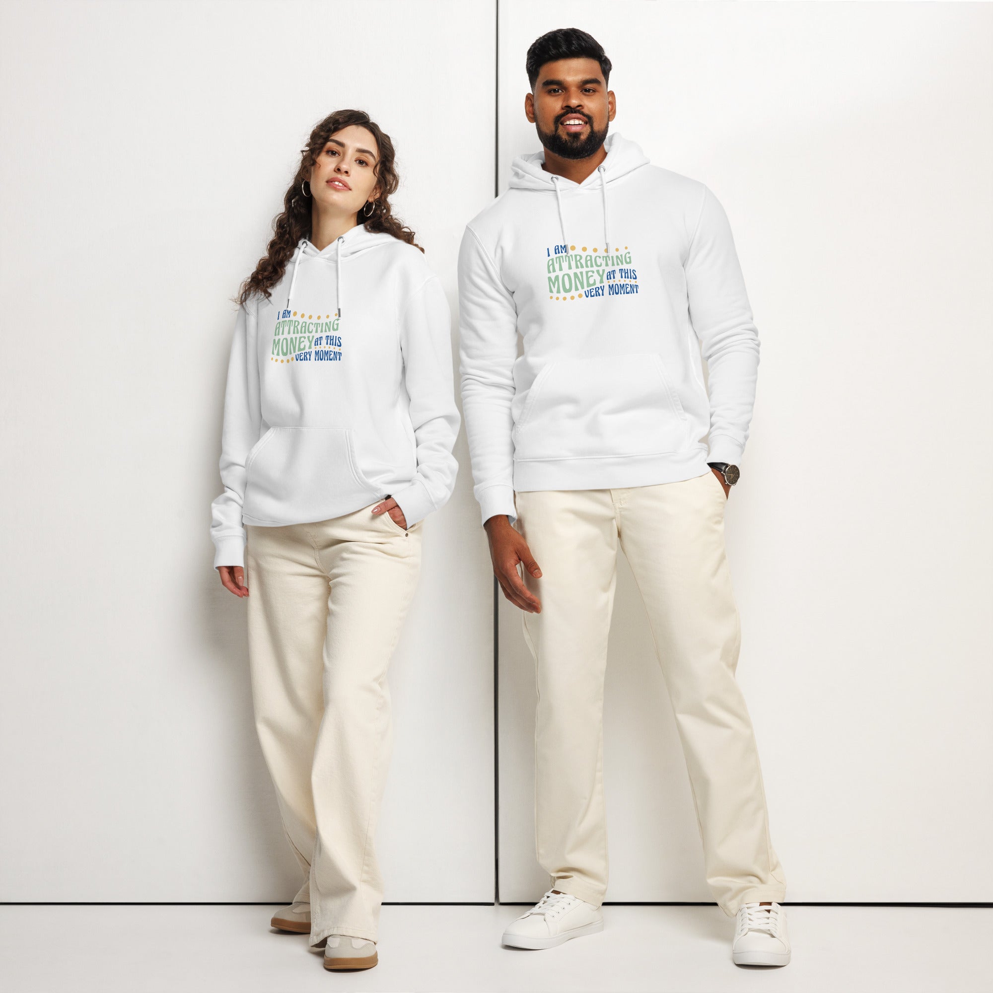 Unisex essential organic hoodie - Divine Janisal Design