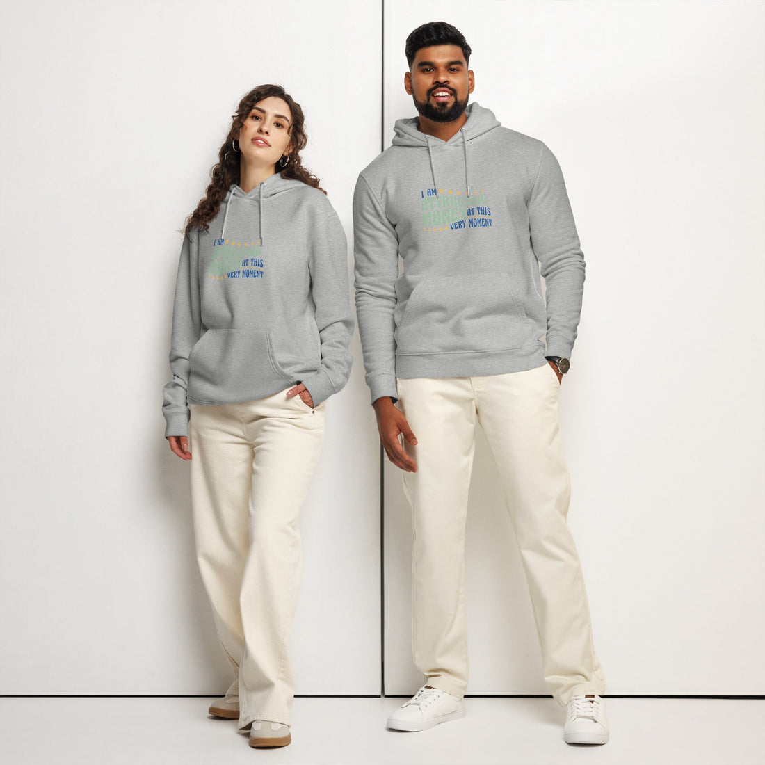 Unisex essential organic hoodie - Divine Janisal Design
