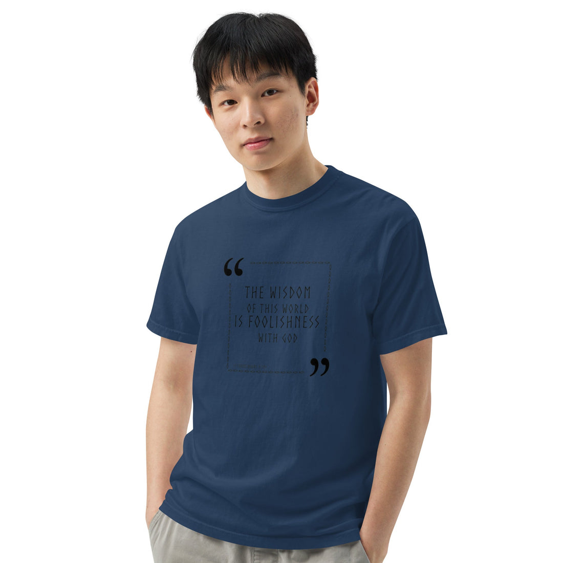 Unisex garment - dyed heavyweight t-shirt - Divine Janisal Design