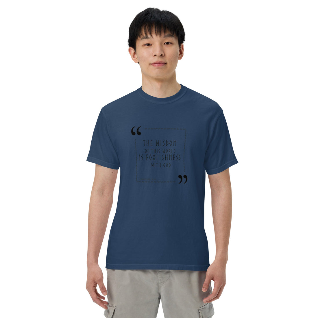 Unisex garment - dyed heavyweight t-shirt - Divine Janisal Design