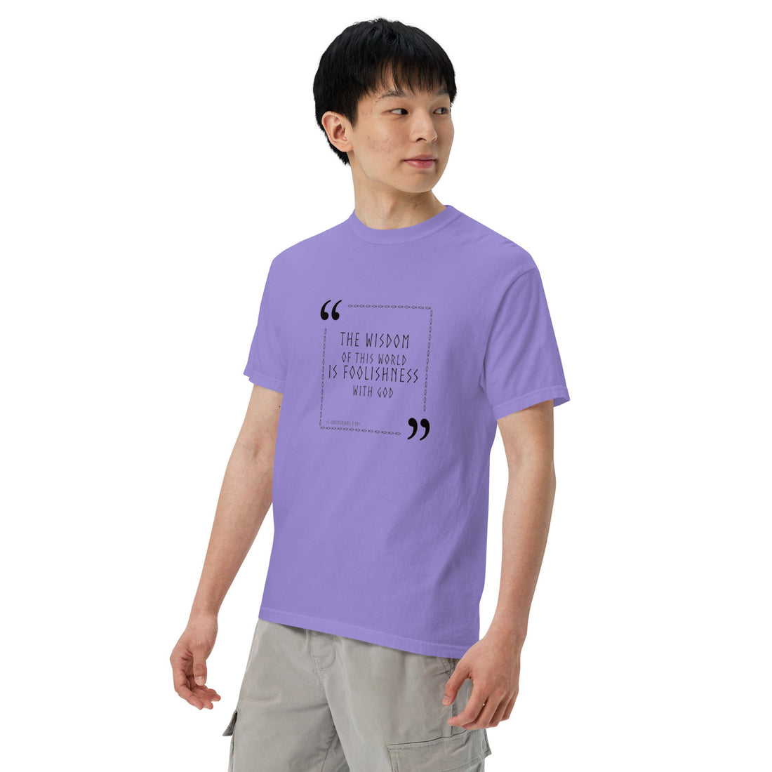 Unisex garment - dyed heavyweight t-shirt - Divine Janisal Design