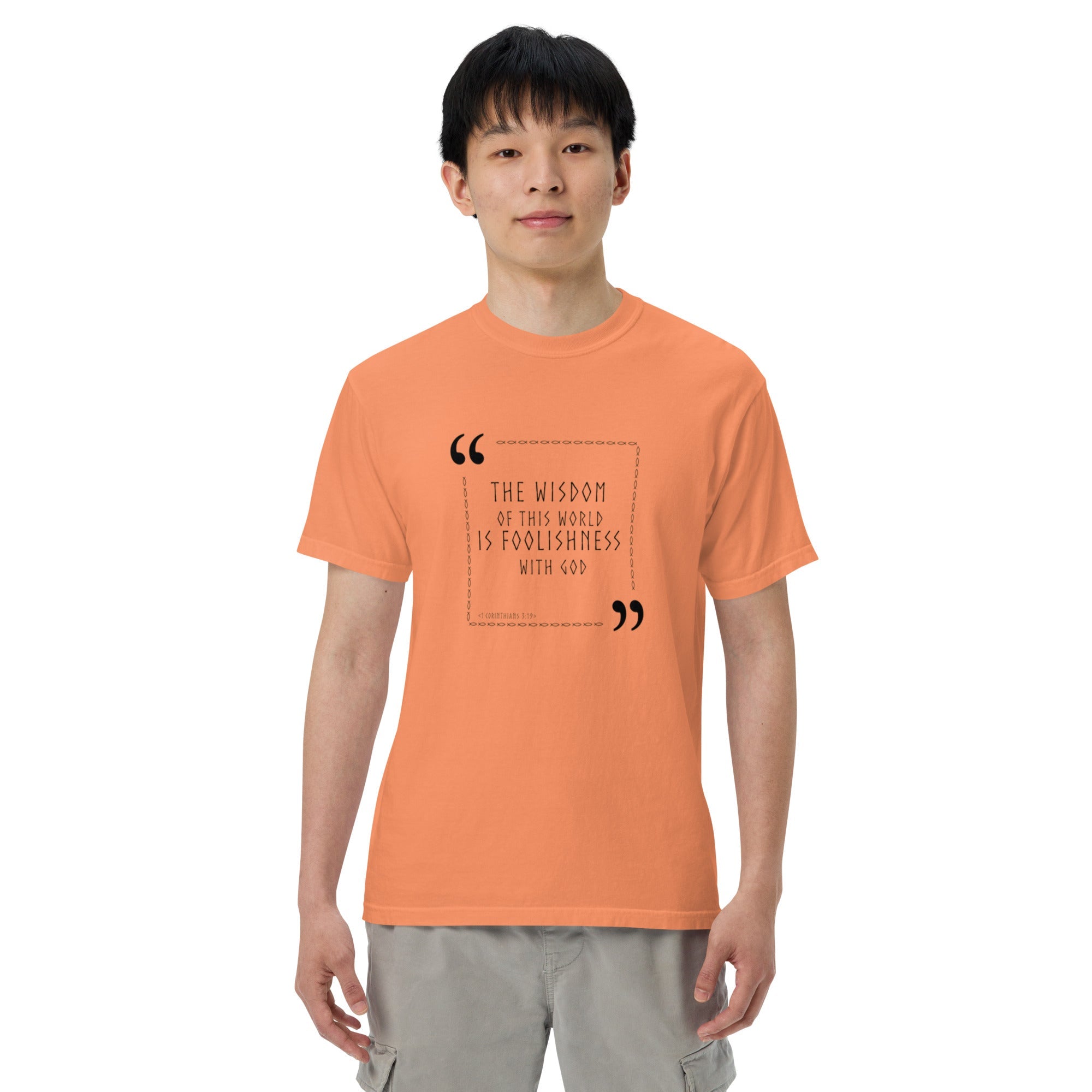 Unisex garment - dyed heavyweight t-shirt - Divine Janisal Design