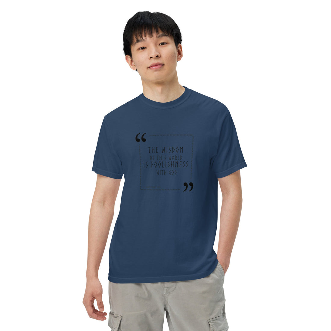 Unisex garment - dyed heavyweight t-shirt - Divine Janisal Design