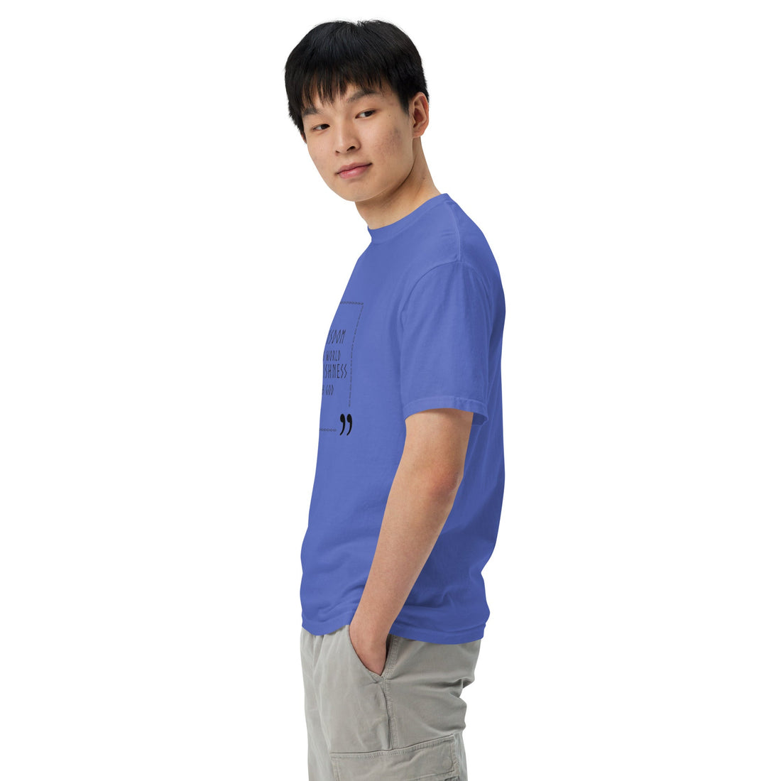 Unisex garment - dyed heavyweight t-shirt - Divine Janisal Design