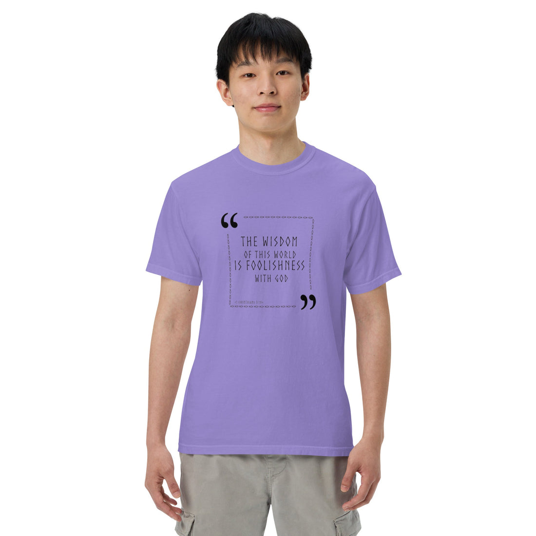 Unisex garment - dyed heavyweight t-shirt - Divine Janisal Design