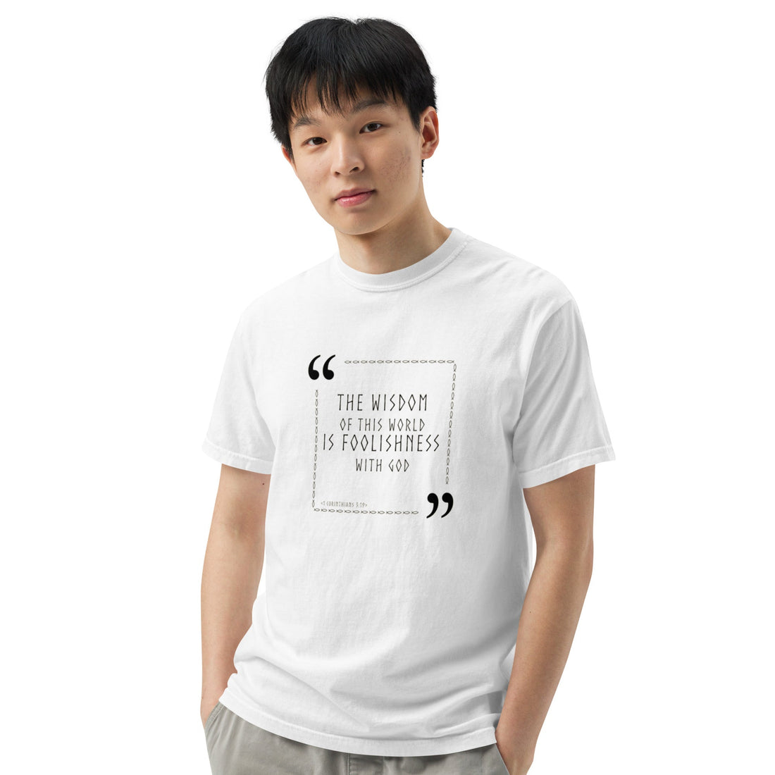 Unisex garment - dyed heavyweight t-shirt - Divine Janisal Design
