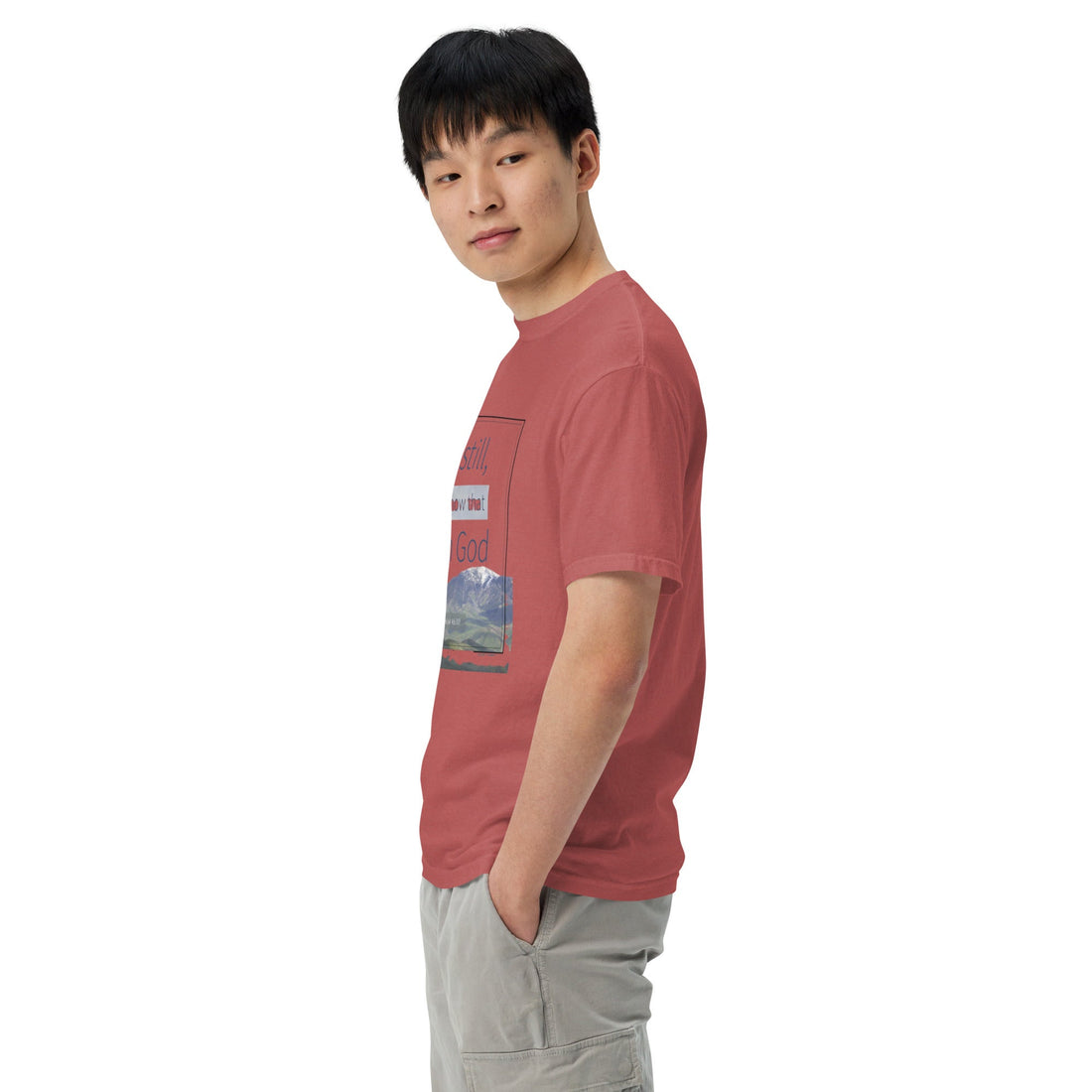 Unisex garment - dyed heavyweight t-shirt - Divine Janisal Design