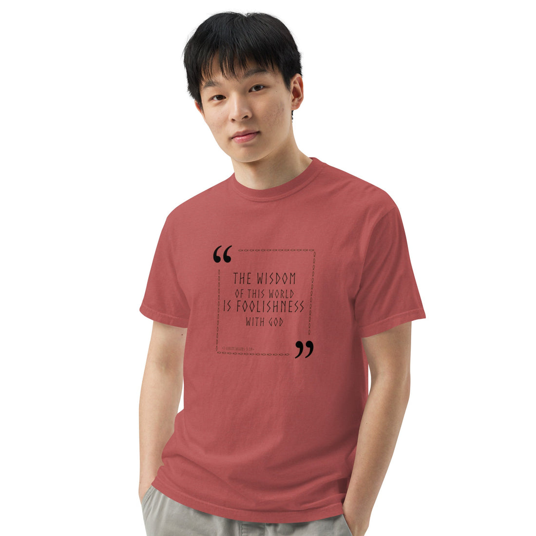 Unisex garment - dyed heavyweight t-shirt - Divine Janisal Design