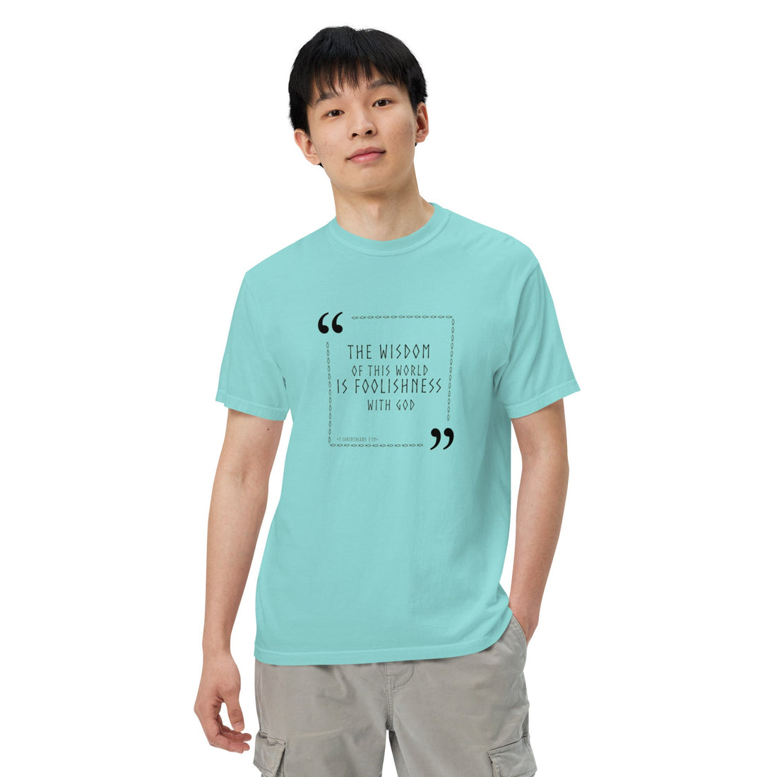 Unisex garment - dyed heavyweight t-shirt - Divine Janisal Design