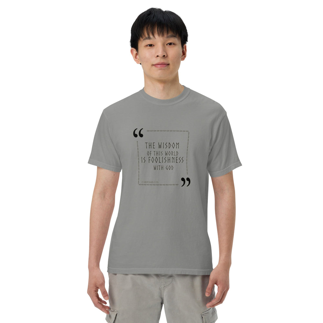 Unisex garment - dyed heavyweight t-shirt - Divine Janisal Design