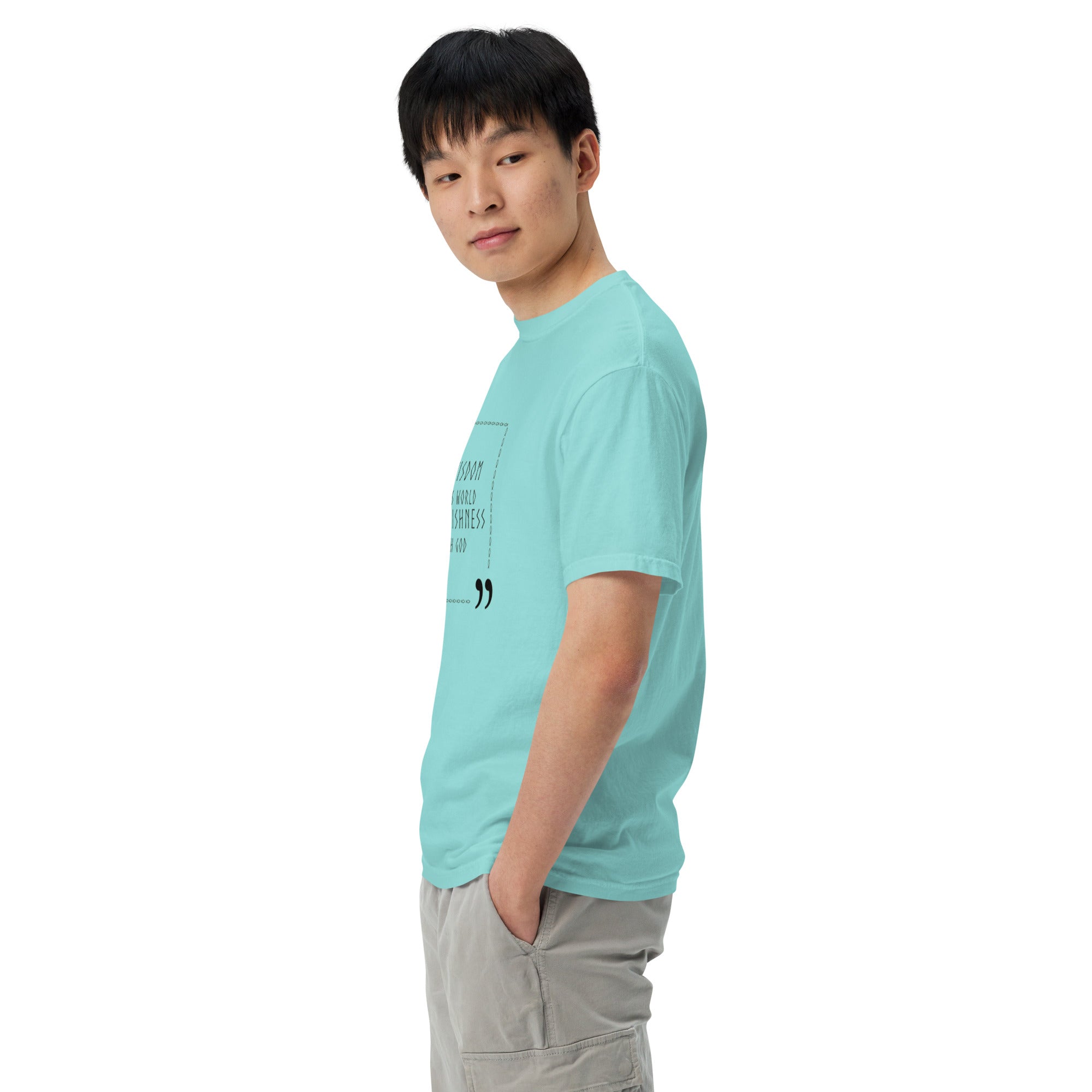 Unisex garment - dyed heavyweight t-shirt - Divine Janisal Design