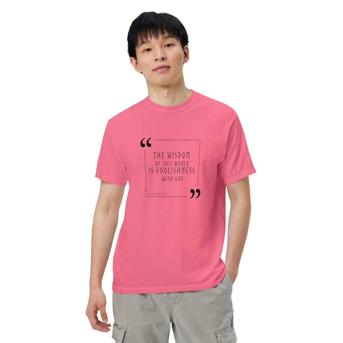 Unisex garment - dyed heavyweight t-shirt - Divine Janisal Design