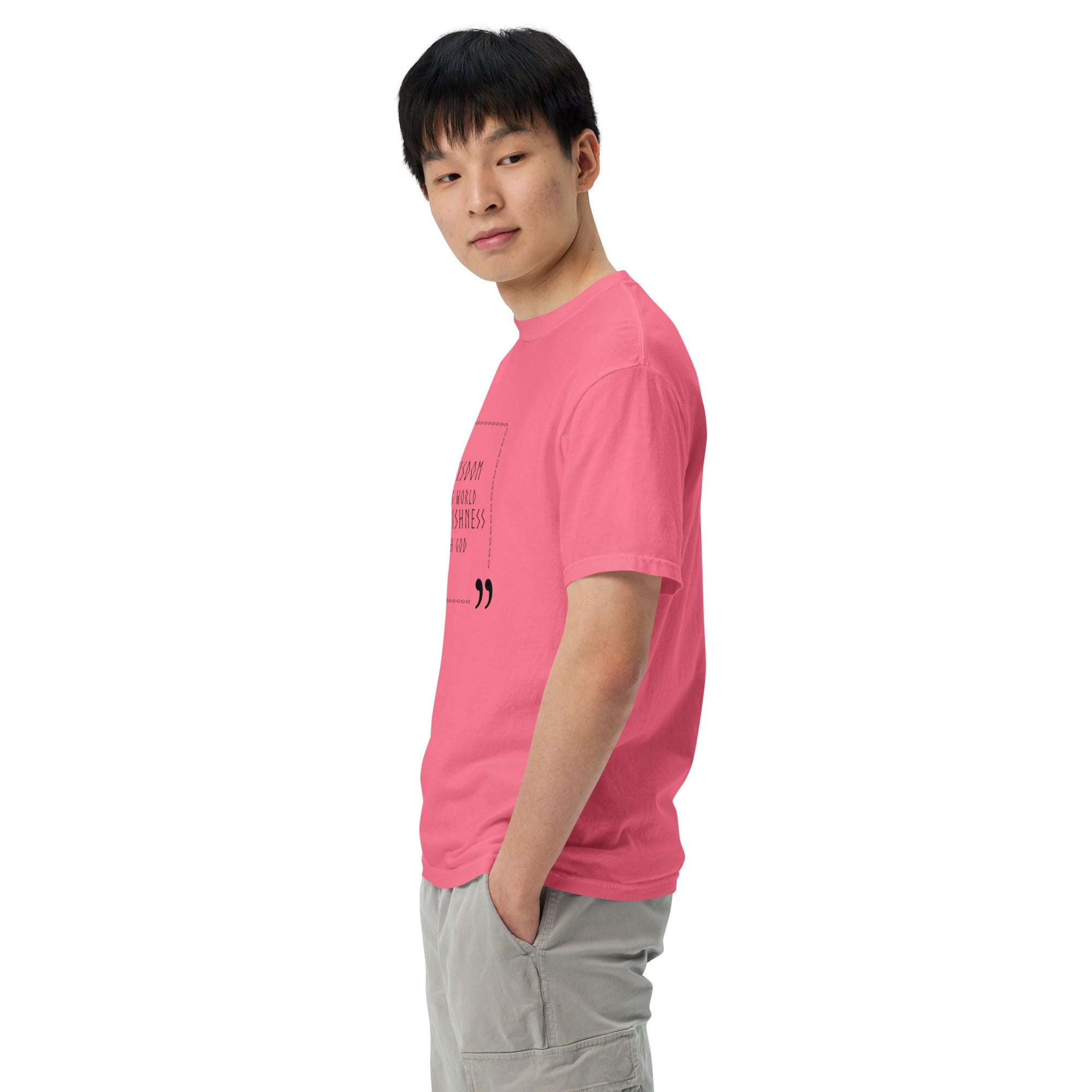 Unisex garment - dyed heavyweight t-shirt - Divine Janisal Design