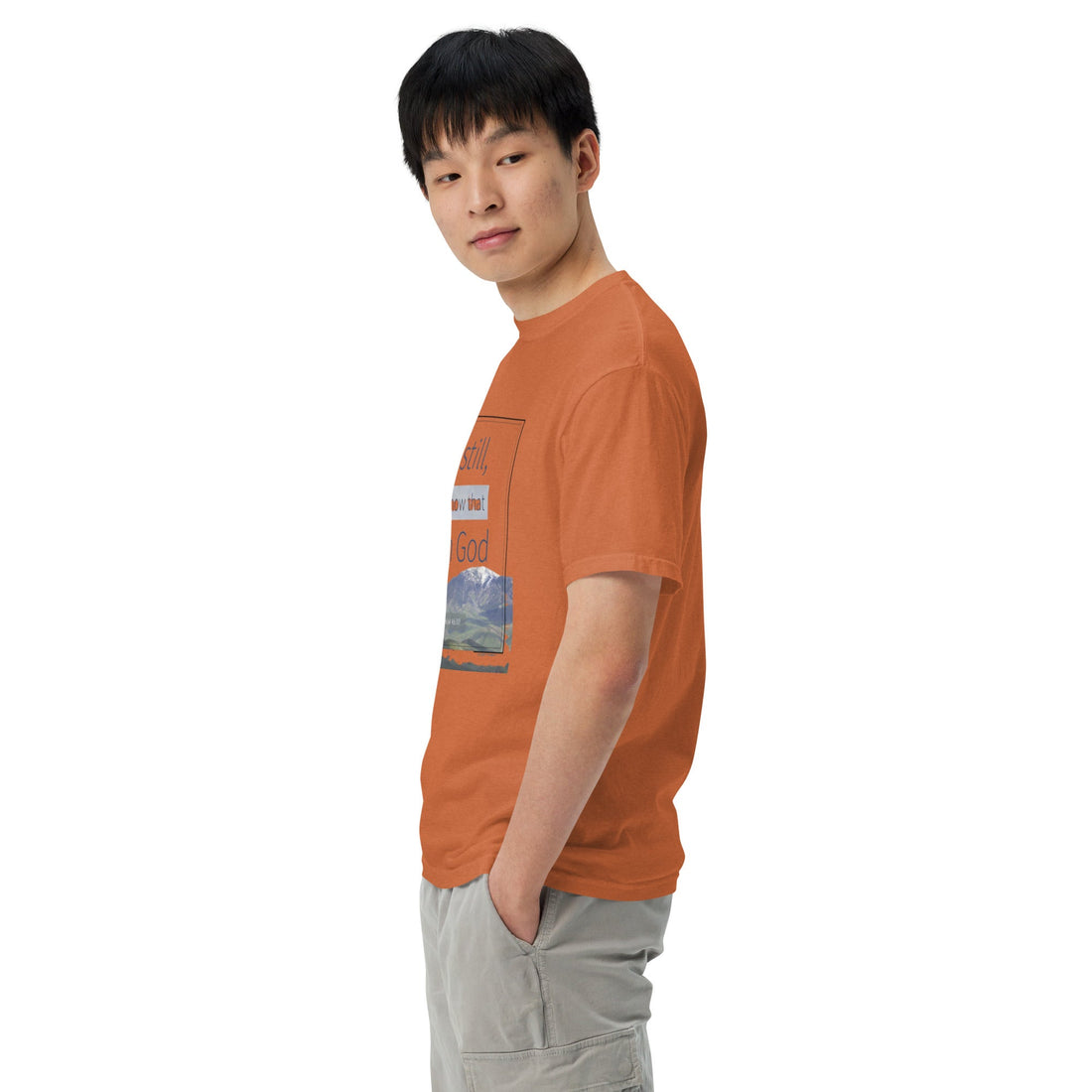 Unisex garment - dyed heavyweight t-shirt - Divine Janisal Design