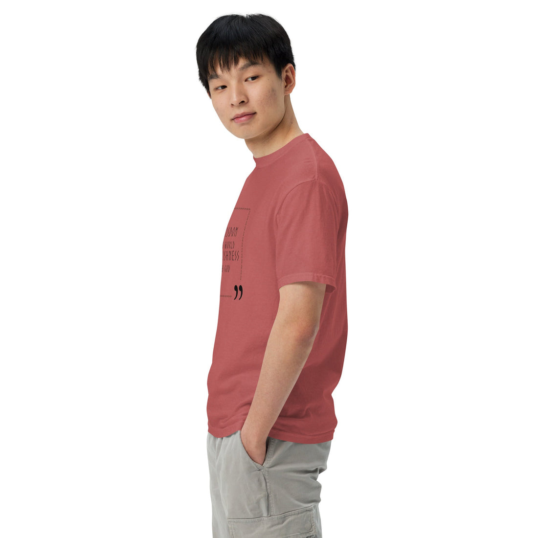 Unisex garment - dyed heavyweight t-shirt - Divine Janisal Design