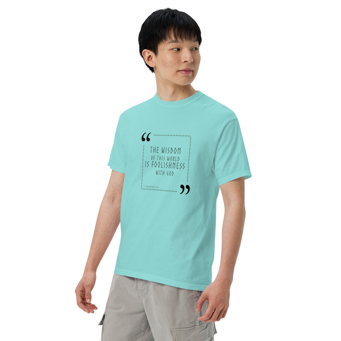 Unisex garment - dyed heavyweight t-shirt - Divine Janisal Design