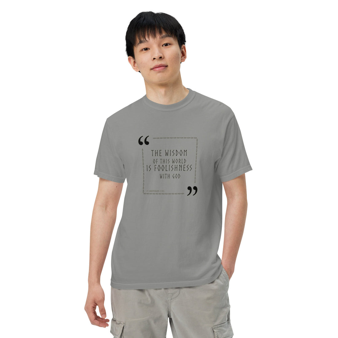 Unisex garment - dyed heavyweight t-shirt - Divine Janisal Design