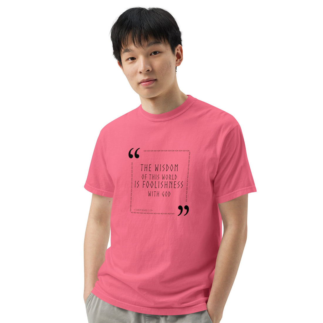 Unisex garment - dyed heavyweight t-shirt - Divine Janisal Design