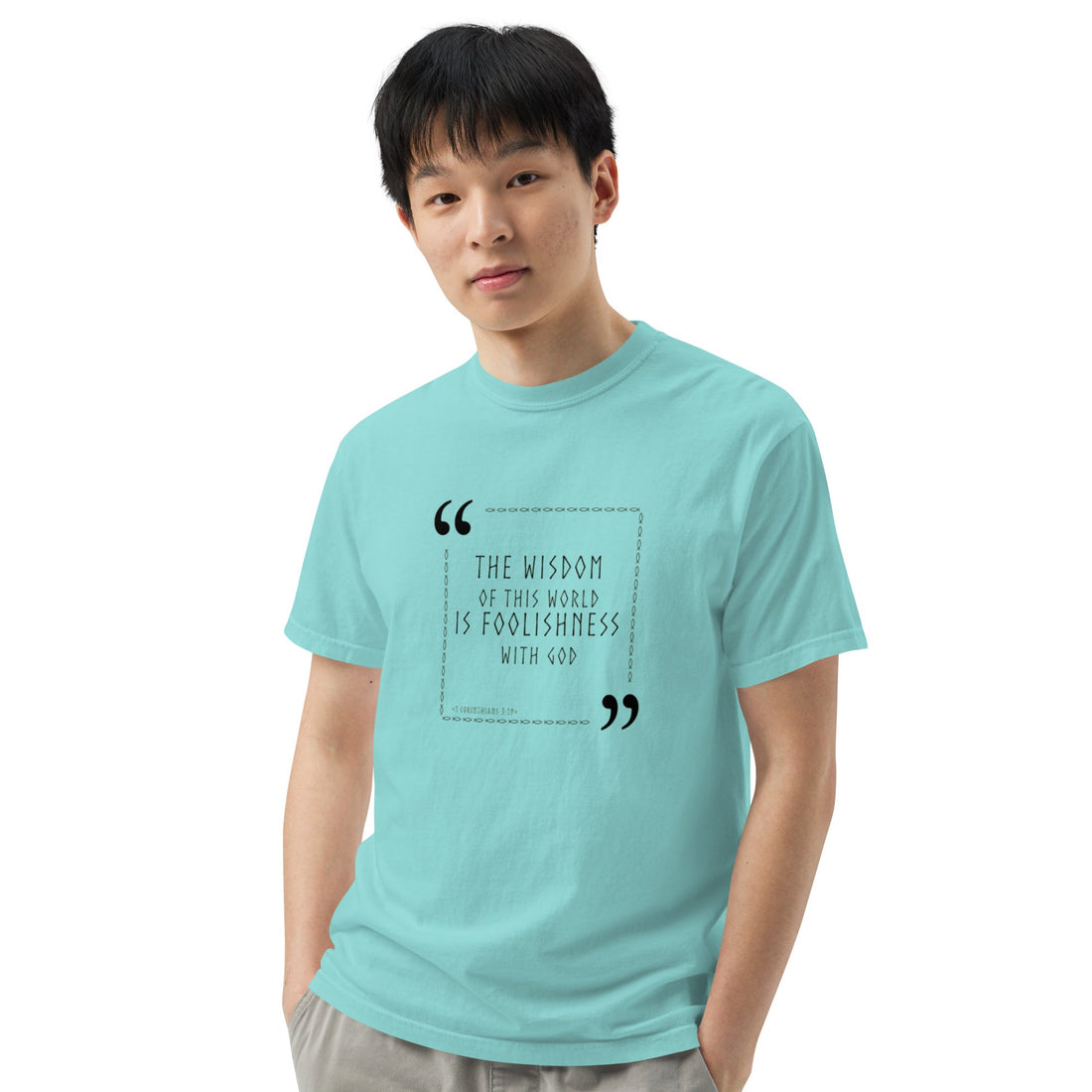 Unisex garment - dyed heavyweight t-shirt - Divine Janisal Design