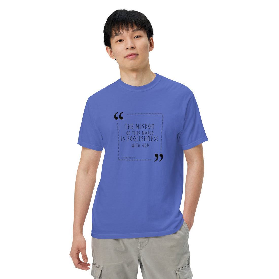 Unisex garment - dyed heavyweight t-shirt - Divine Janisal Design