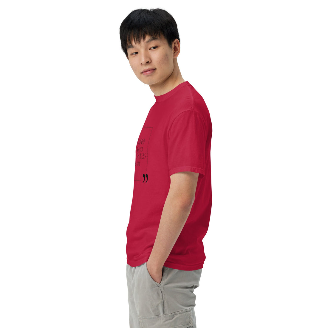 Unisex garment - dyed heavyweight t-shirt - Divine Janisal Design