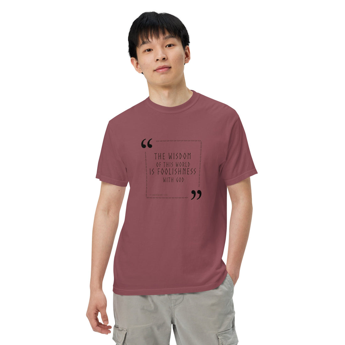 Unisex garment - dyed heavyweight t-shirt - Divine Janisal Design